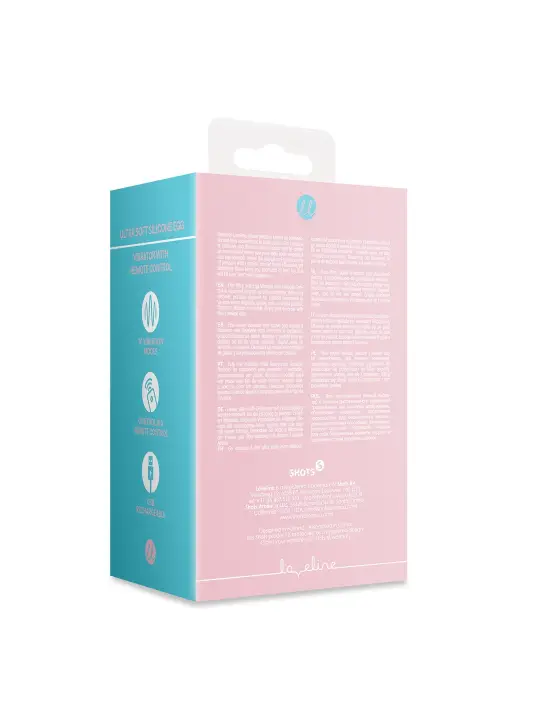 OVO VIBRATÓRIO COM COMANDO ULTRA SOFT SILICONE PINK ARABESQUE LOVELINE