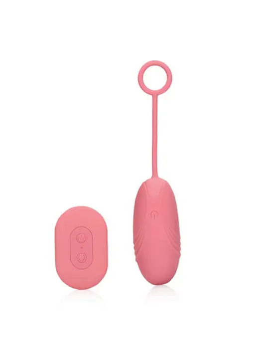 OVO VIBRATÓRIO COM COMANDO ULTRA SOFT SILICONE PINK ARABESQUE LOVELINE