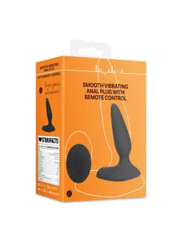PLUG ANAL COM VIBRAÇÃO E COMANDO SMOOTH VIBRATING LICORICE BLACK LOVELINE