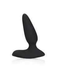 PLUG ANAL COM VIBRAÇÃO E COMANDO SMOOTH VIBRATING LICORICE BLACK LOVELINE