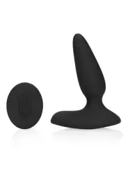 PLUG ANAL COM VIBRAÇÃO E COMANDO SMOOTH VIBRATING LICORICE BLACK LOVELINE