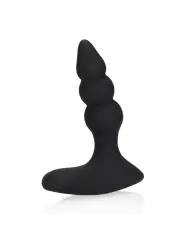 PLUG ANAL COM VIBRAÇÃO E COMANDO BEADED LICORICE BLACK LOVELINE