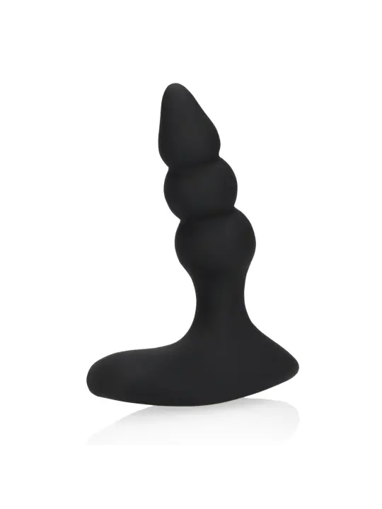 PLUG ANAL COM VIBRAÇÃO E COMANDO BEADED LICORICE BLACK LOVELINE