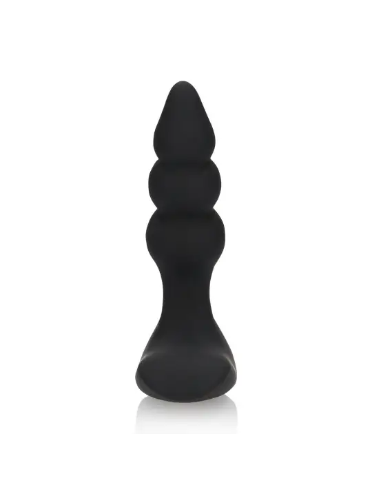 PLUG ANAL COM VIBRAÇÃO E COMANDO BEADED LICORICE BLACK LOVELINE