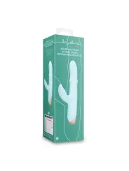 VIBRADOR PULSE WAVE AND UP-AND-DOWN MOVING RING ARCTIC BLUE LOVELINE