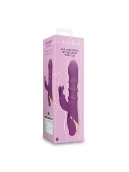 VIBRADOR 3 UP-AND-DOWN MOVING RINGS ORCHIDEE PURPLE LOVELINE
