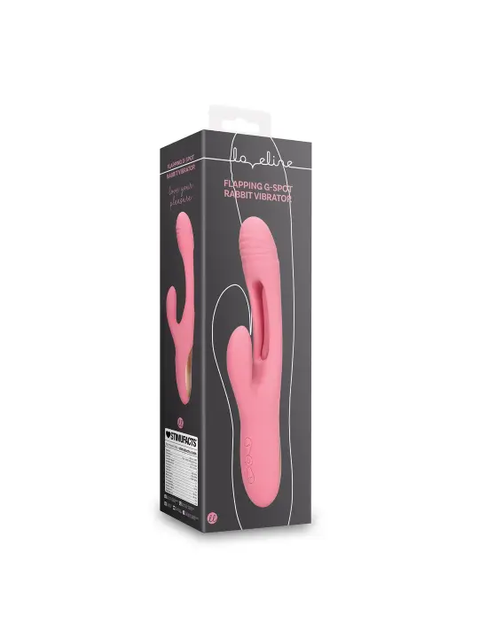 VIBRADOR FLAPPING G-SPOT RABBIT PINK ARABESQUE LOVELINE