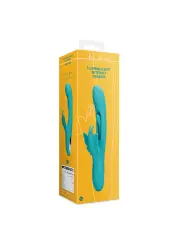 VIBRADOR BUTTERFLY FLAPPING G-SPOT PEACOCK BLUE LOVELINE