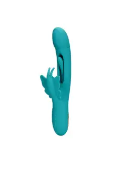 VIBRADOR BUTTERFLY FLAPPING G-SPOT PEACOCK BLUE LOVELINE