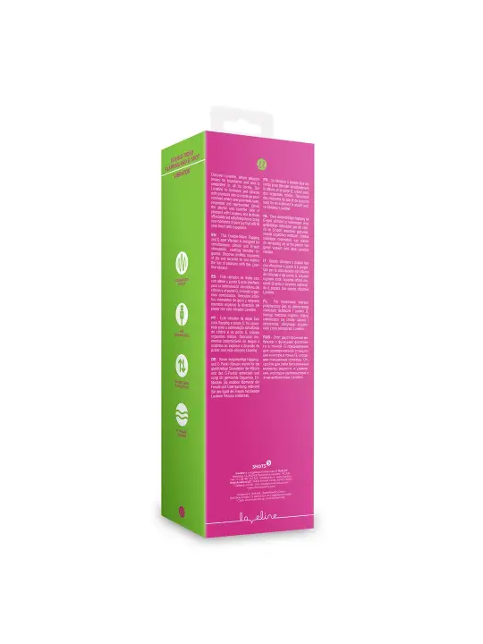 VIBRADOR DOUBLE-SIDED FLAPPING AND G-SPOT EXUBERANT PINK LOVELINE