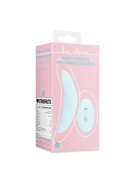 VIBRADOR DE CUECA COM COMANDO ARCTIC BLUE LOVELINE