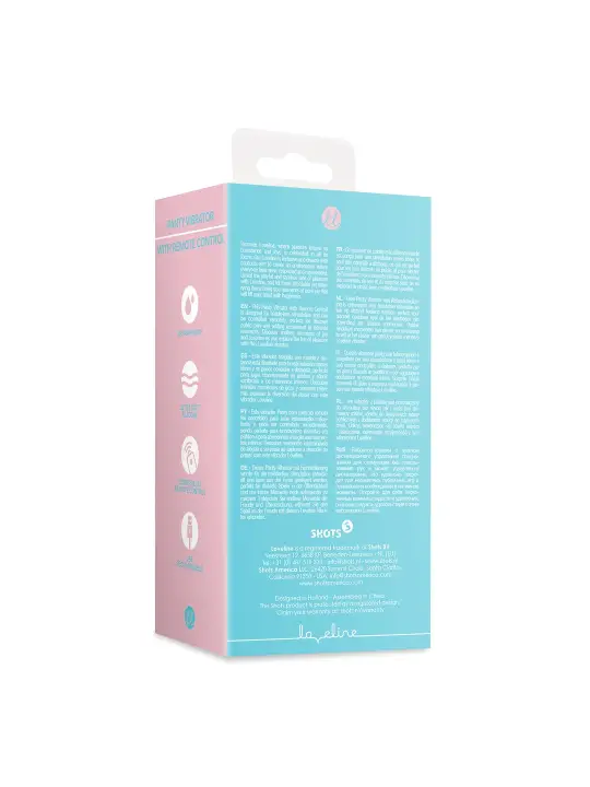 VIBRADOR DE CUECA COM COMANDO ARCTIC BLUE LOVELINE