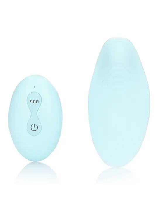 VIBRADOR DE CUECA COM COMANDO ARCTIC BLUE LOVELINE