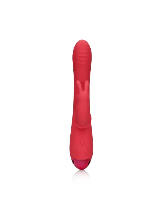 VIBRADOR SWINGING RABBIT G-SPOT BRIGHTO RED LOVELINE