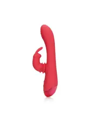 VIBRADOR SWINGING RABBIT G-SPOT BRIGHTO RED LOVELINE