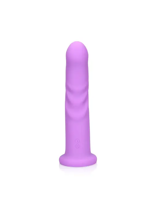 VIBRADOR ULTRA SOFT SILICONE ROTATING G-SPOT LAVENDER SPECTACLE LOVELINE