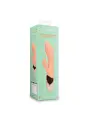 VIBRADOR RABBIT ULTRA SOFT SILICONE RABBIT CERAMIC PEACH LOVELINE