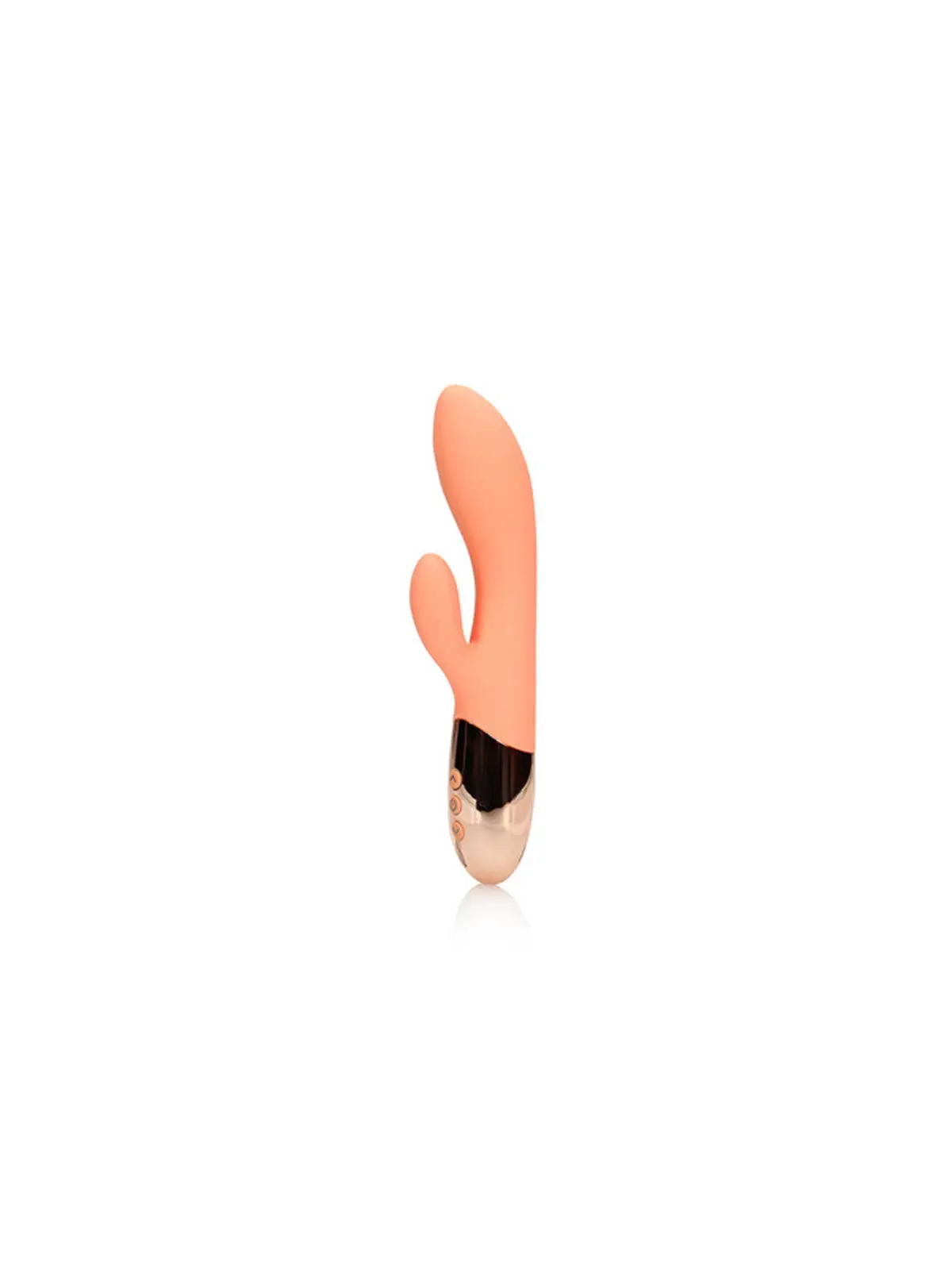 VIBRADOR RABBIT ULTRA SOFT SILICONE RABBIT CERAMIC PEACH LOVELINE