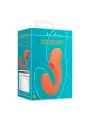 VIBRADOR G-SPOT VIBRATOR WITH CLITORAL PULSE WAVE UNTAMED ORANGE LOVELINE