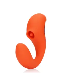 VIBRADOR G-SPOT VIBRATOR WITH CLITORAL PULSE WAVE UNTAMED ORANGE LOVELINE
