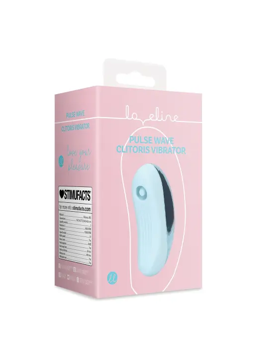 ESTIMULADOR PULSE WAVE CLITORIS VIBRATOR ARCTIC BLUE LOVELINE