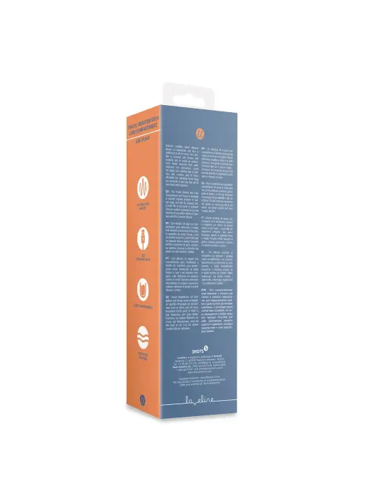 VIBRADOR DE VIAGEM COM COMPARTIMENTO PARA LUBRIFICANTE BLUE HORIZON LOVELINE