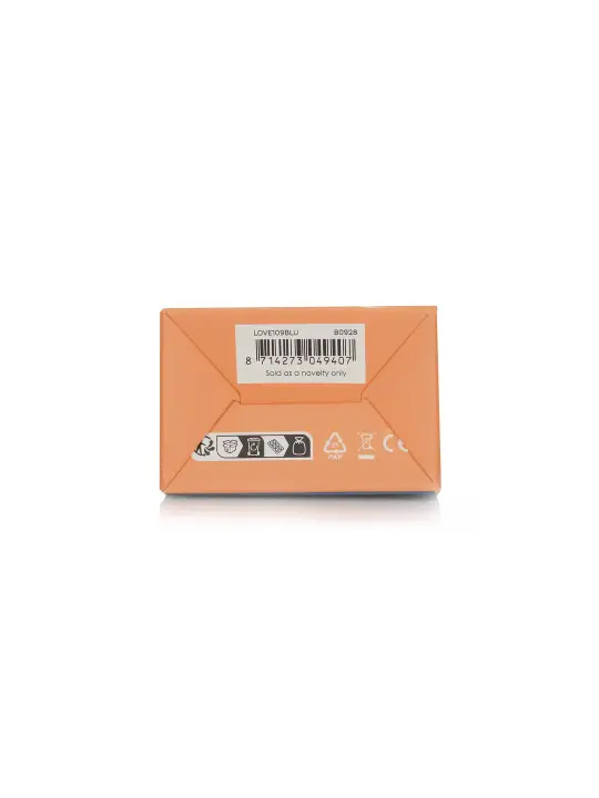 VIBRADOR DE VIAGEM COM COMPARTIMENTO PARA LUBRIFICANTE BLUE HORIZON LOVELINE