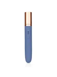 VIBRADOR DE VIAGEM COM COMPARTIMENTO PARA LUBRIFICANTE BLUE HORIZON LOVELINE