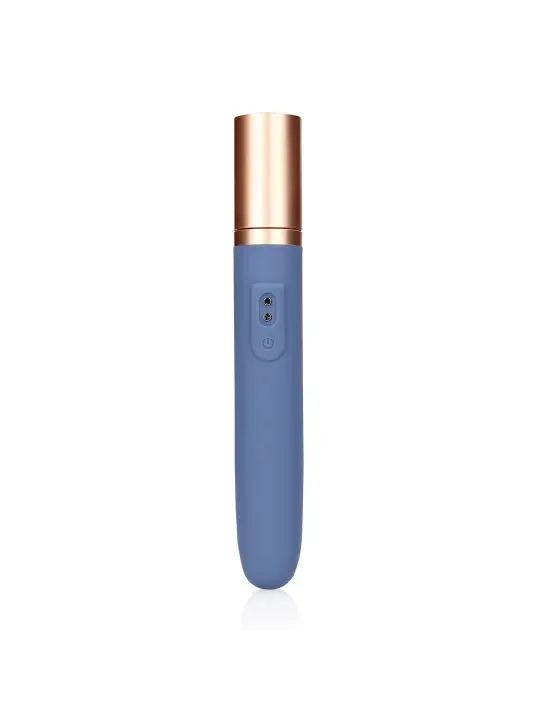 VIBRADOR DE VIAGEM COM COMPARTIMENTO PARA LUBRIFICANTE BLUE HORIZON LOVELINE
