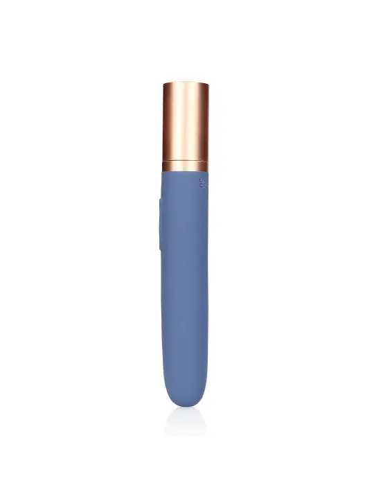 VIBRADOR DE VIAGEM COM COMPARTIMENTO PARA LUBRIFICANTE BLUE HORIZON LOVELINE