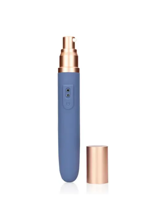 VIBRADOR DE VIAGEM COM COMPARTIMENTO PARA LUBRIFICANTE BLUE HORIZON LOVELINE