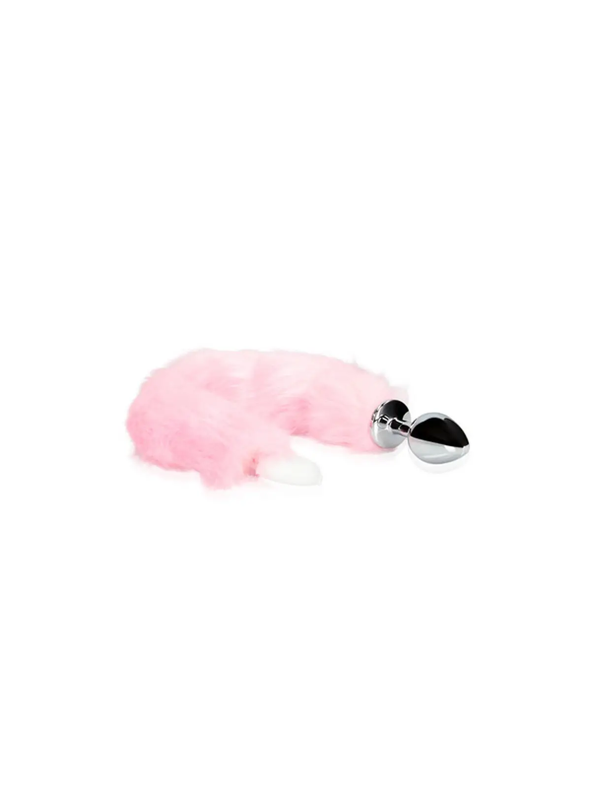 PLUG ANAL COM CAUDA DE RAPOSA ROSA LUMINOSA OUCH!