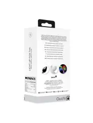 PLUG ANAL COM CAUDA DE RAPOSA LUMINOSA BRANCA OUCH!