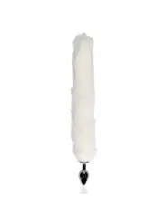 PLUG ANAL COM CAUDA DE RAPOSA LUMINOSA BRANCA OUCH!