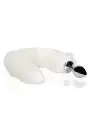 PLUG ANAL COM CAUDA DE RAPOSA LUMINOSA BRANCA OUCH!