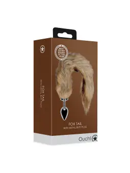 PLUG ANAL COM CAUDA DE RAPOSA CASTANHA OUCH!