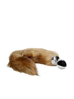 PLUG ANAL COM CAUDA DE RAPOSA CASTANHA OUCH!