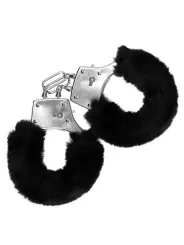 ALGEMAS COM PELÚCIA FURRY METAL PRETO OUCH!