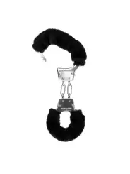ALGEMAS COM PELÚCIA FURRY METAL PRETO OUCH!