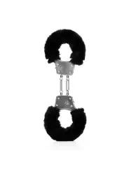 ALGEMAS COM PELÚCIA FURRY METAL PRETO OUCH!
