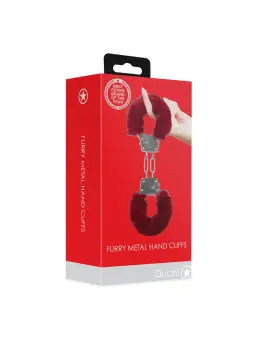 ALGEMAS COM PELÚCIA FURRY METAL VERMELHO OUCH!