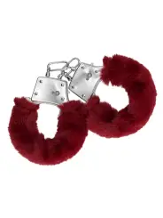 ALGEMAS COM PELÚCIA FURRY METAL VERMELHO OUCH!
