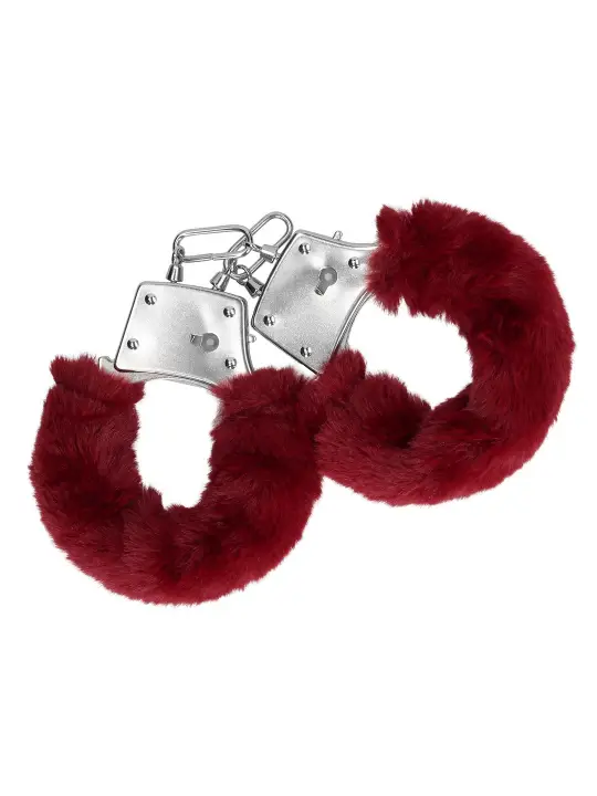 ALGEMAS COM PELÚCIA FURRY METAL VERMELHO OUCH!