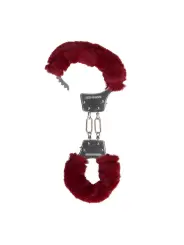 ALGEMAS COM PELÚCIA FURRY METAL VERMELHO OUCH!