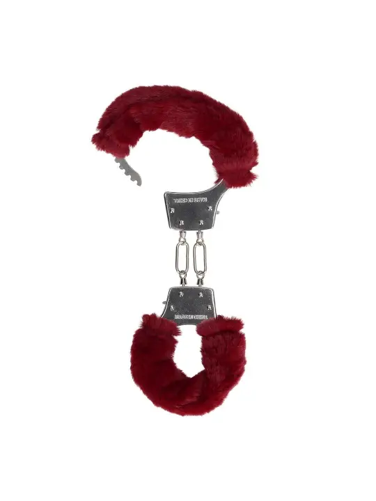 ALGEMAS COM PELÚCIA FURRY METAL VERMELHO OUCH!