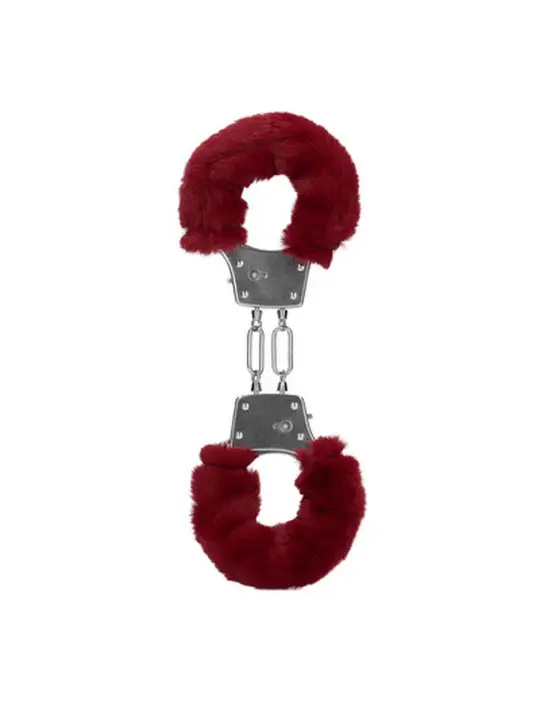 ALGEMAS COM PELÚCIA FURRY METAL VERMELHO OUCH!