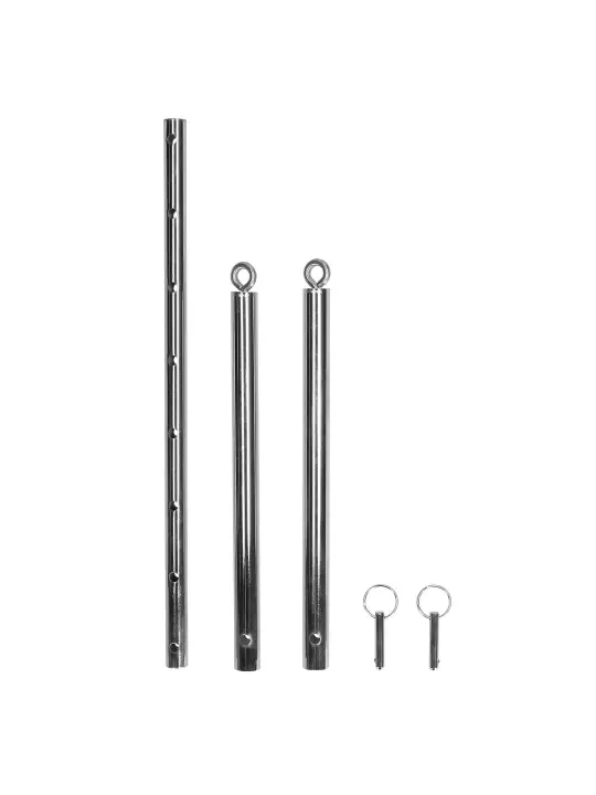 BARRA SEPARADORA ADJUSTABLE SPREADER BAR PRATEADO OUCH!