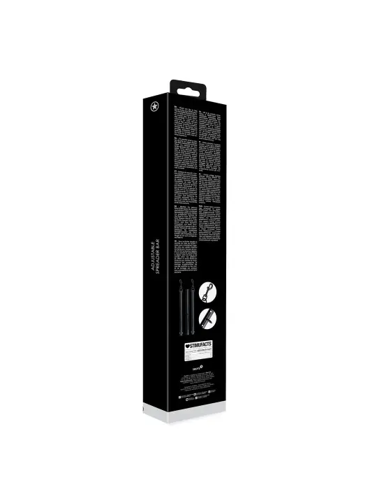 BARRA AFASTADORA ADJUSTABLE SPREADER BAR PRETO OUCH!