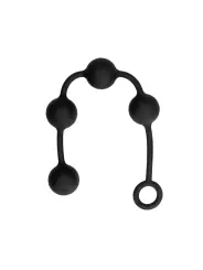 BOLAS ANAIS DE SILICONE MEDIUM OUCH! PRETAS