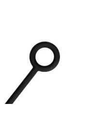 BOLAS ANAIS DE SILICONE MEDIUM OUCH! PRETAS